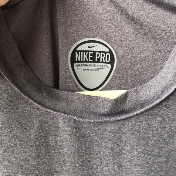 Gray Men’s Nike Pro Tank Top - Picture 3 of 3